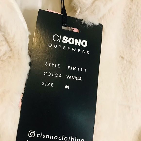 Cisono Faux Fur Jacket - Picture 5 of 5